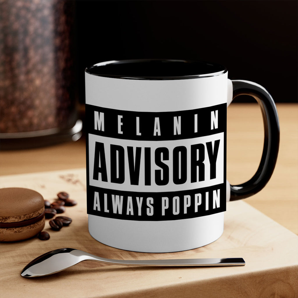 melanin advisory 80#- black words - phrases-Mug / Coffee Cup