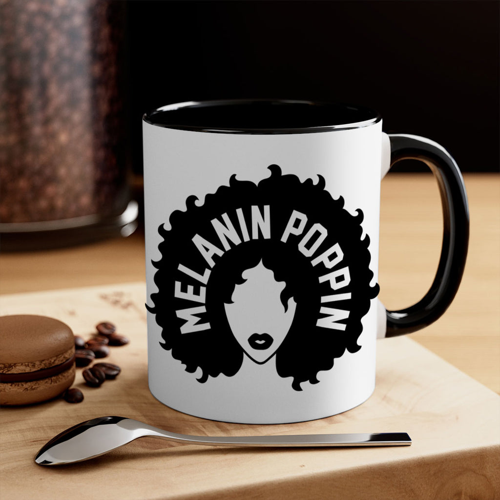 melanin poppin 85#- black words - phrases-Mug / Coffee Cup