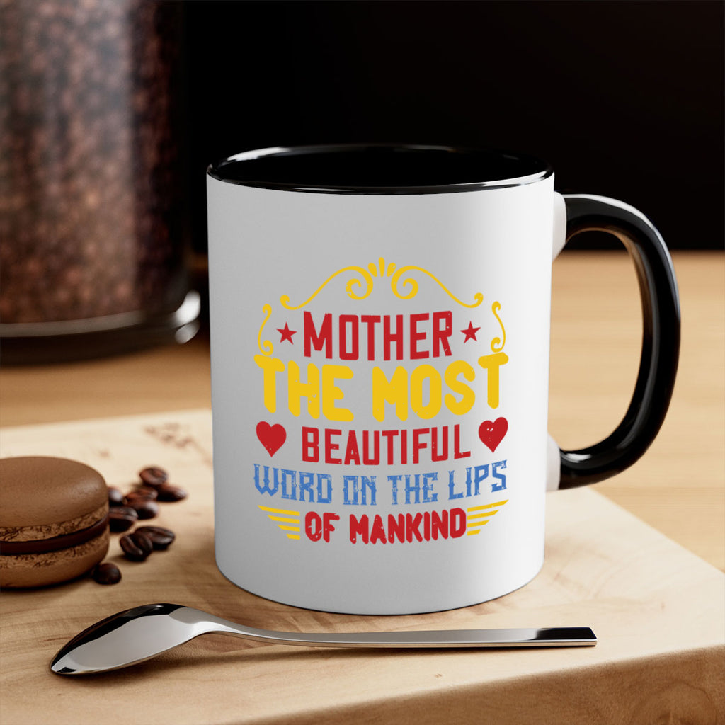 mother the most beautiful word on the lips of mankind 101#- mom-Mug / Coffee Cup