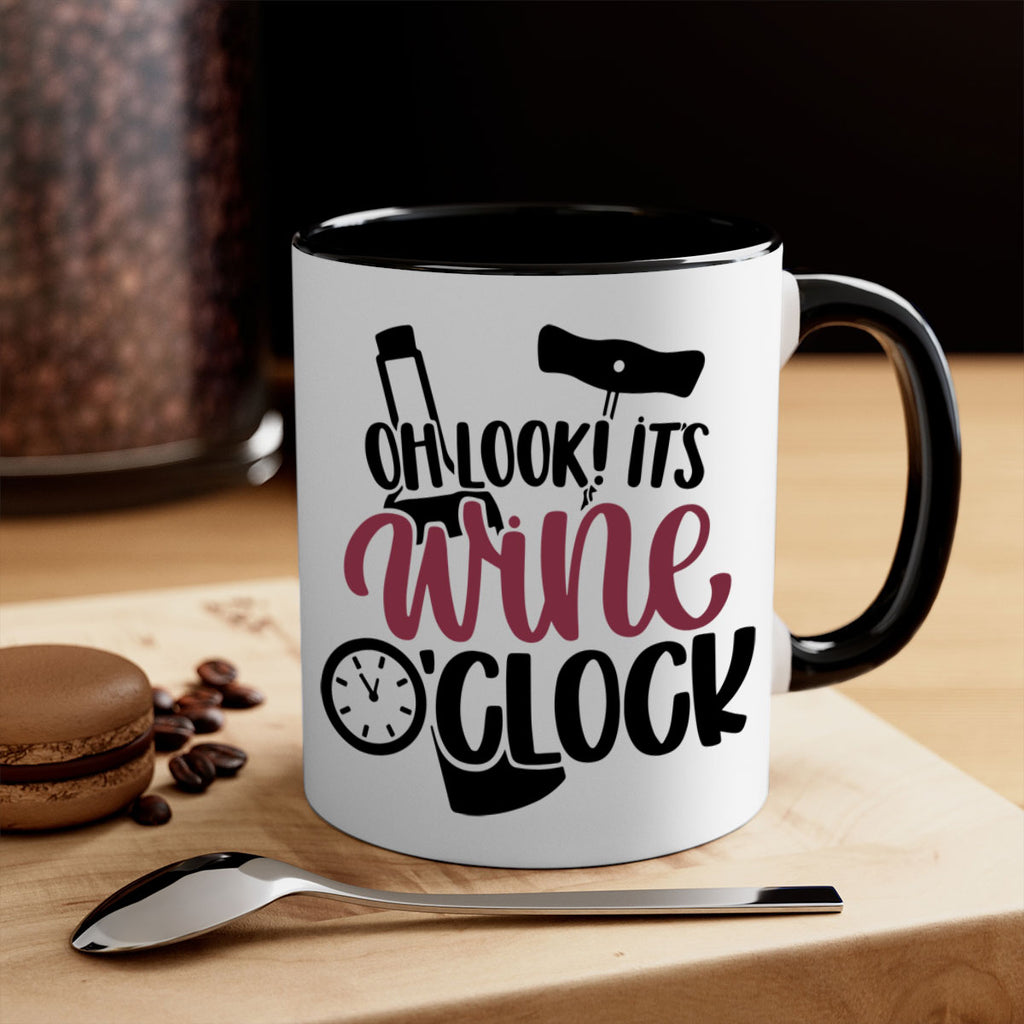 oh look its wine oclock 33#- wine-Mug / Coffee Cup