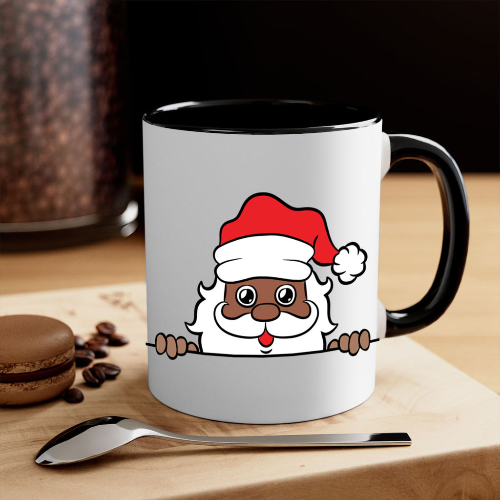 peekaboo black santa 19#- Black men - Boys-Mug / Coffee Cup
