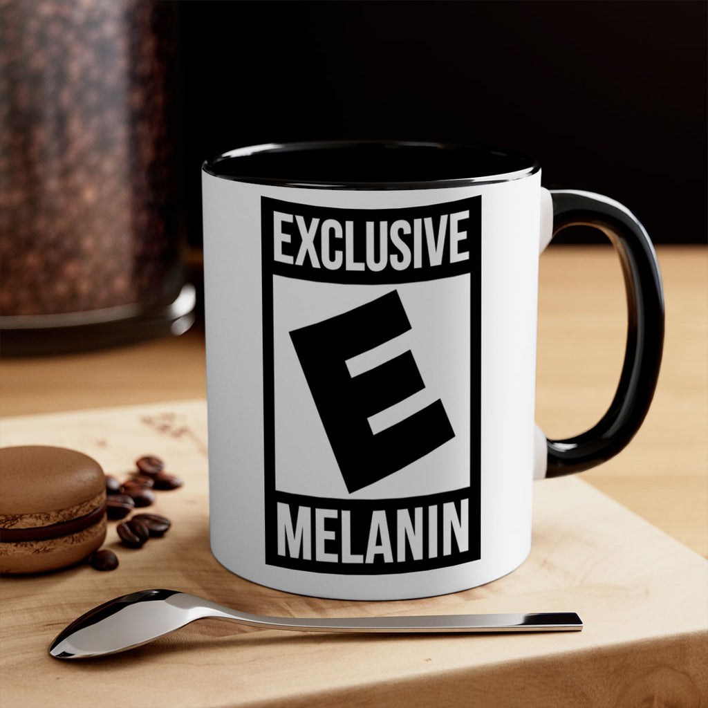 rated exclusive melanin 46#- black words - phrases-Mug / Coffee Cup