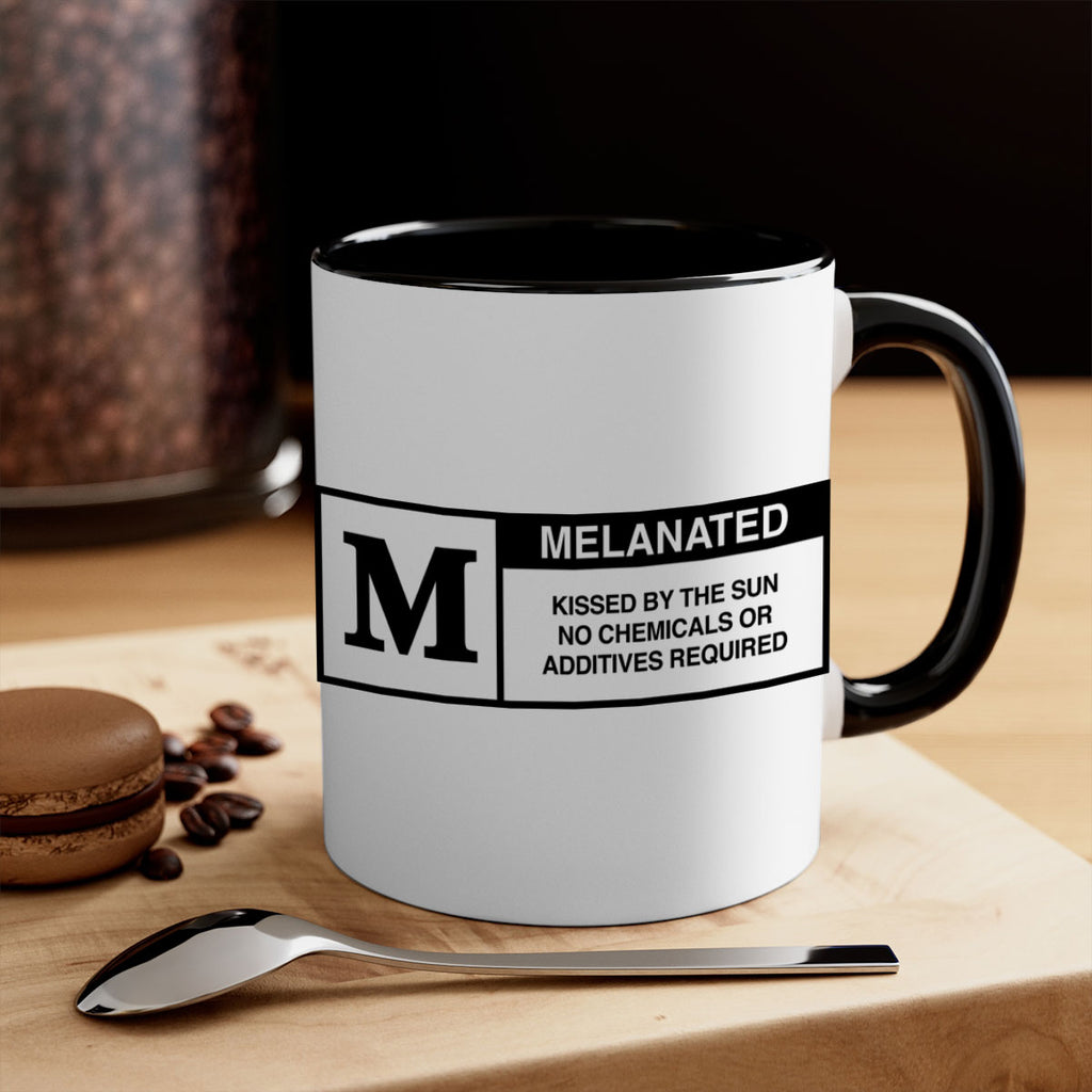 rated melanin 45#- black words - phrases-Mug / Coffee Cup