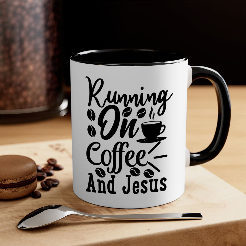 running on coffee and jesus 279#- coffee-Mug / Coffee Cup