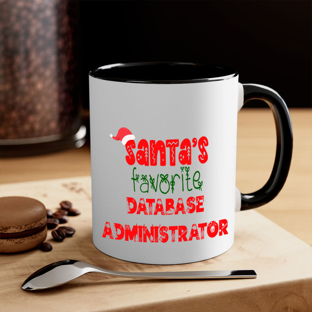 santas favorite database administrator style 766#- christmas-Mug / Coffee Cup