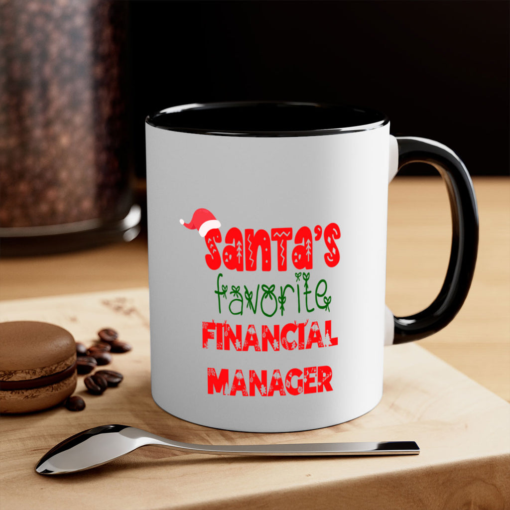 santas favorite financial manager style 819#- christmas-Mug / Coffee Cup