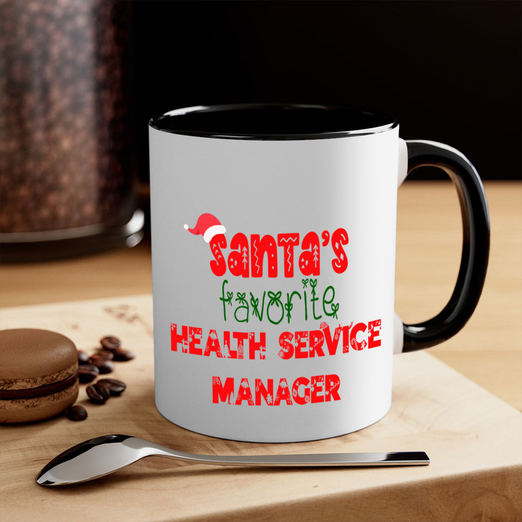 santas favorite health service manager style 866#- christmas-Mug / Coffee Cup