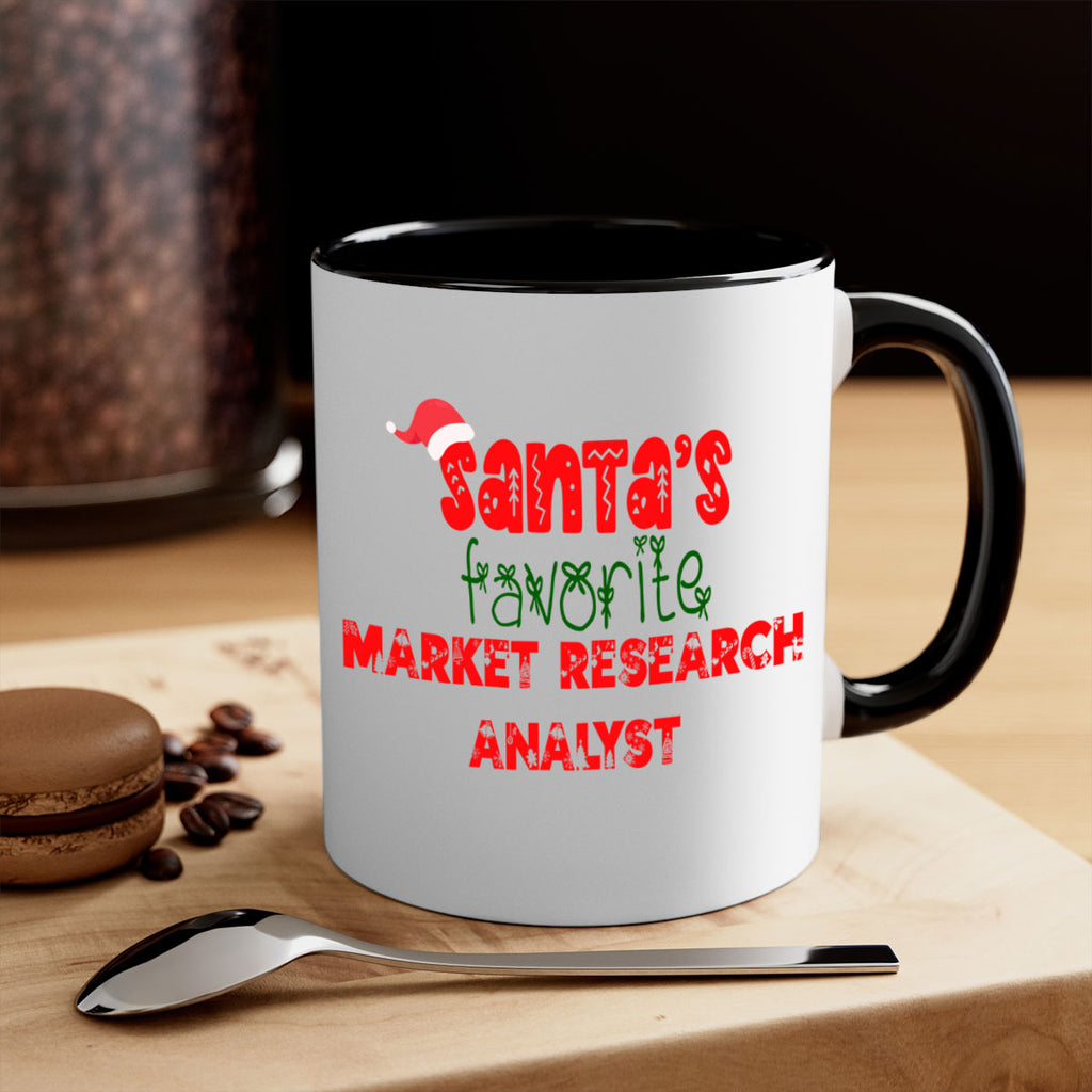 santas favorite market research analyst style 939#- christmas-Mug / Coffee Cup