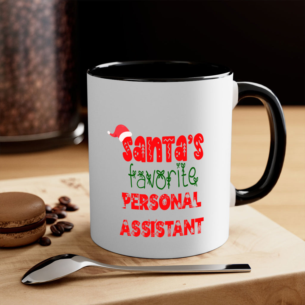 santas favorite personal assistant style 1005#- christmas-Mug / Coffee Cup
