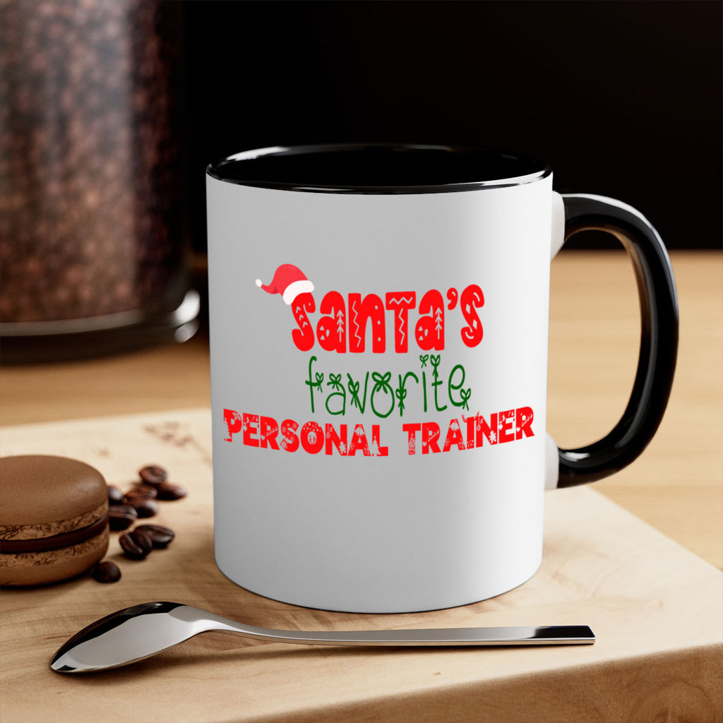 santas favorite personal trainer style 1007#- christmas-Mug / Coffee Cup
