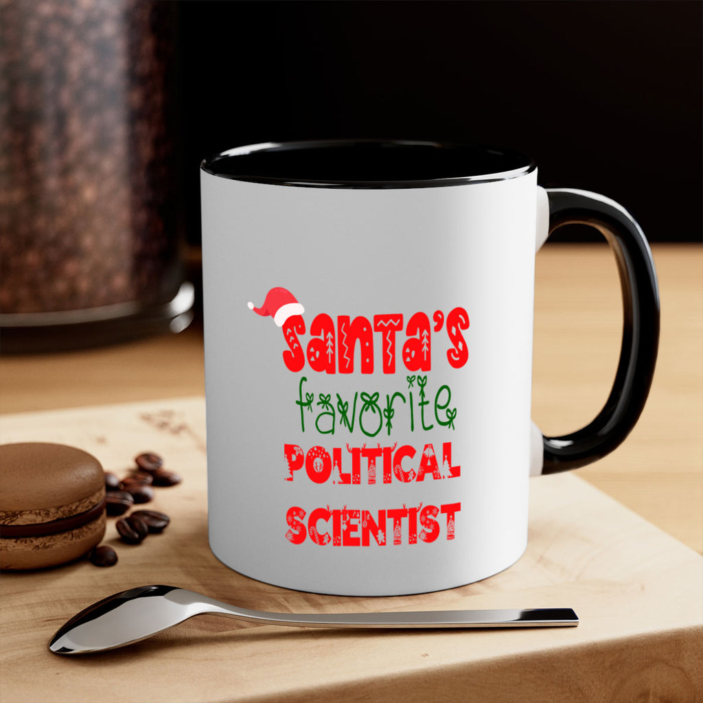 santas favorite political scientist style 1028#- christmas-Mug / Coffee Cup