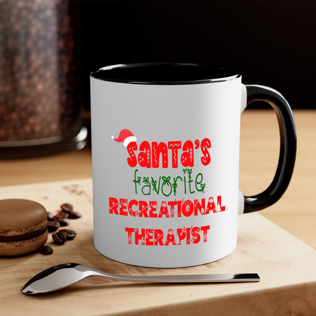 santas favorite recreational therapist style 1060#- christmas-Mug / Coffee Cup