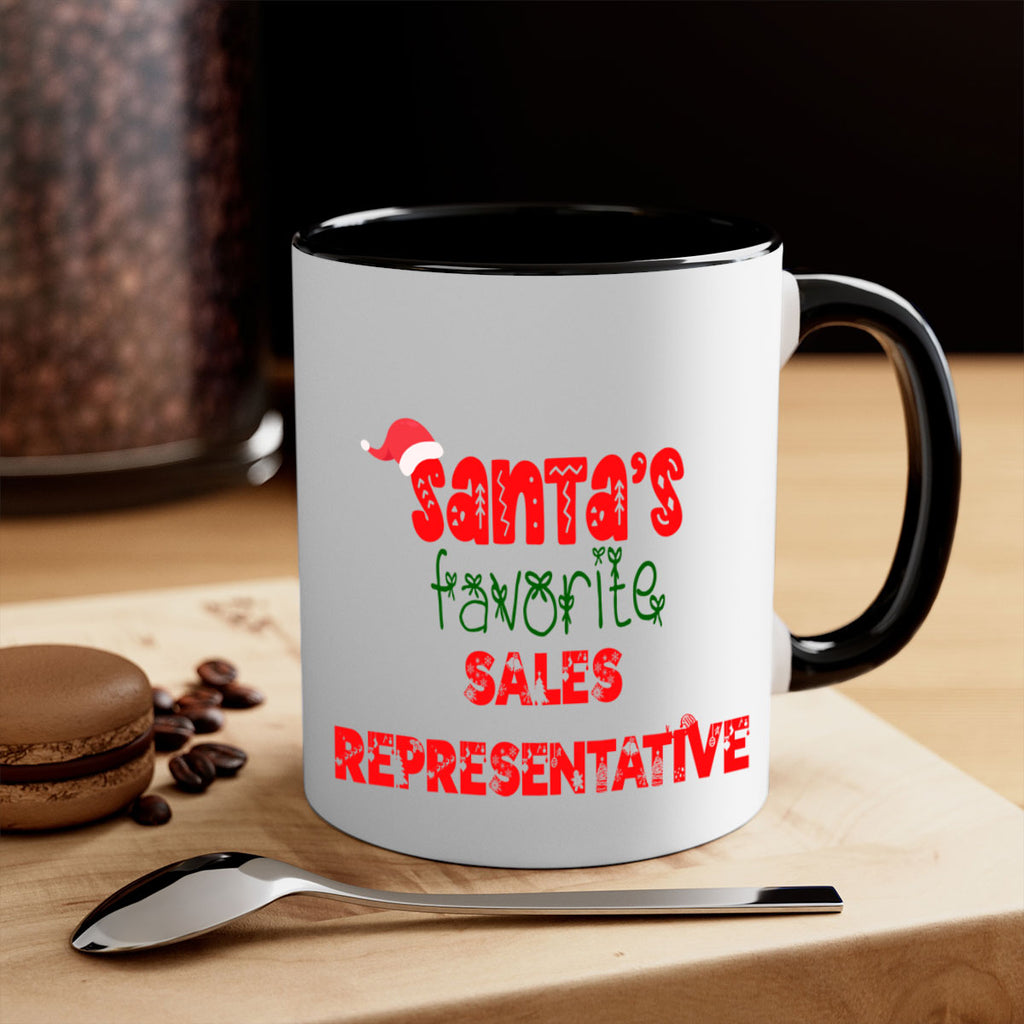 santas favorite sales representative style 1068#- christmas-Mug / Coffee Cup