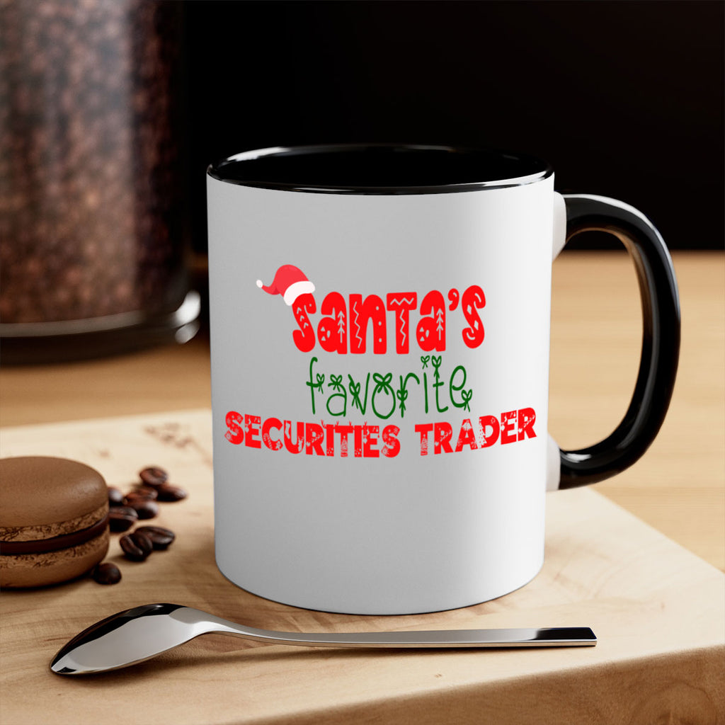 santas favorite securities trader style 1073#- christmas-Mug / Coffee Cup
