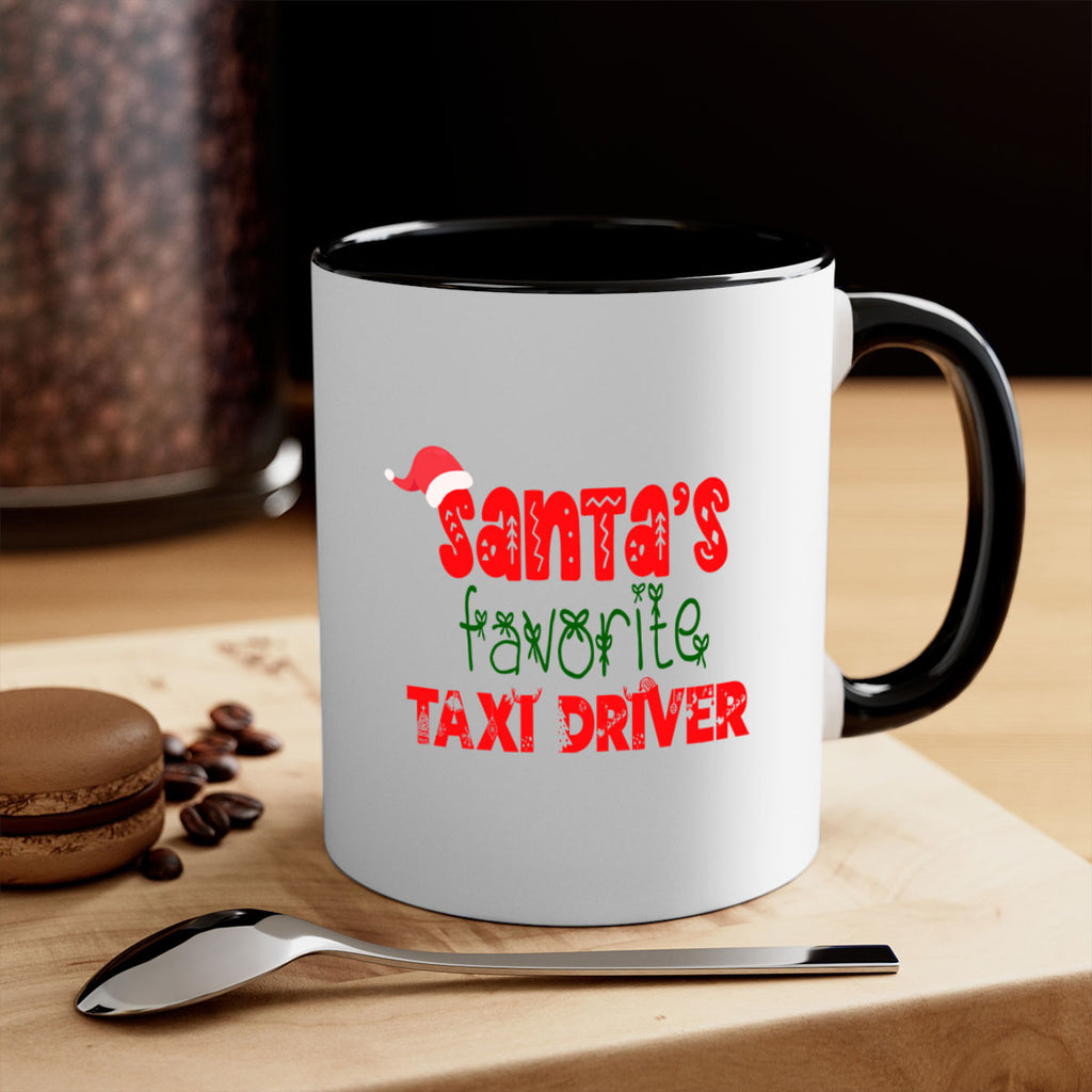 santas favorite taxi driver style 1115#- christmas-Mug / Coffee Cup
