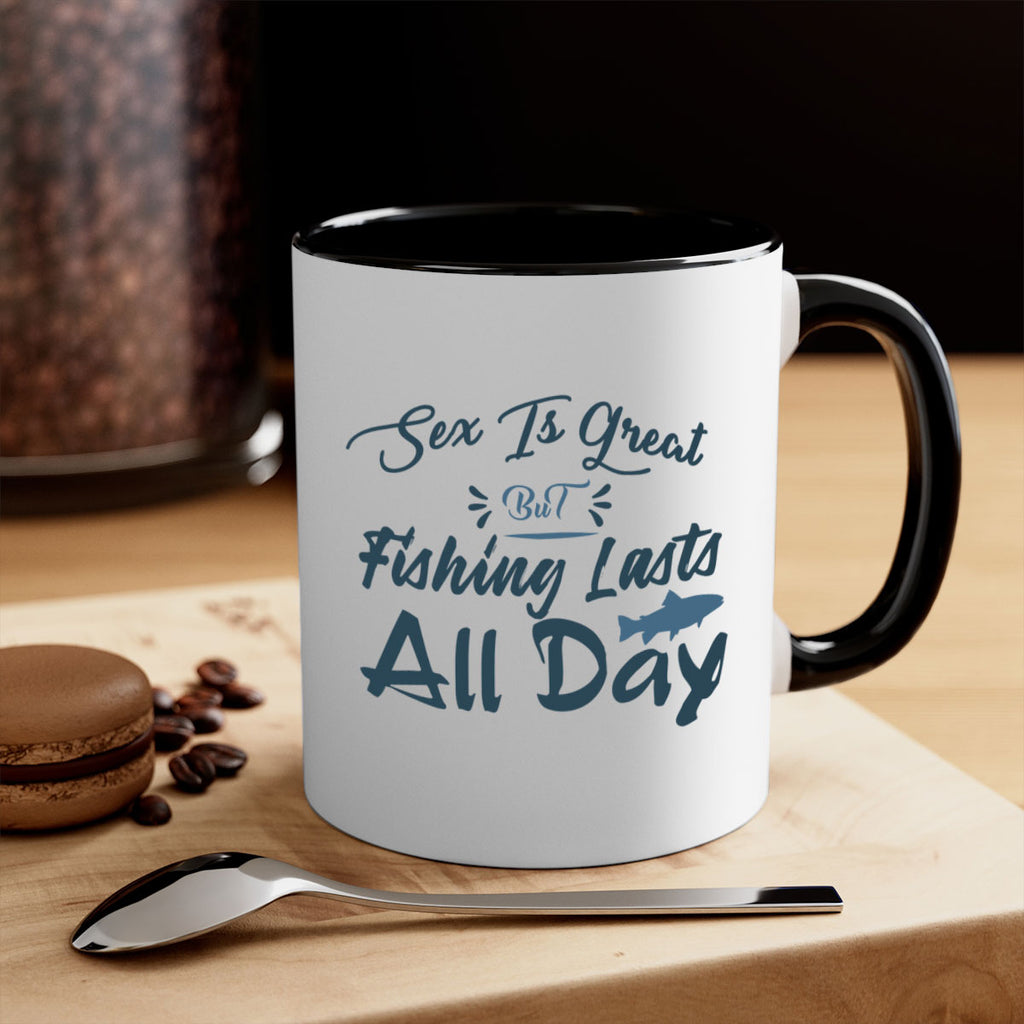 sex is great but 40#- fishing-Mug / Coffee Cup
