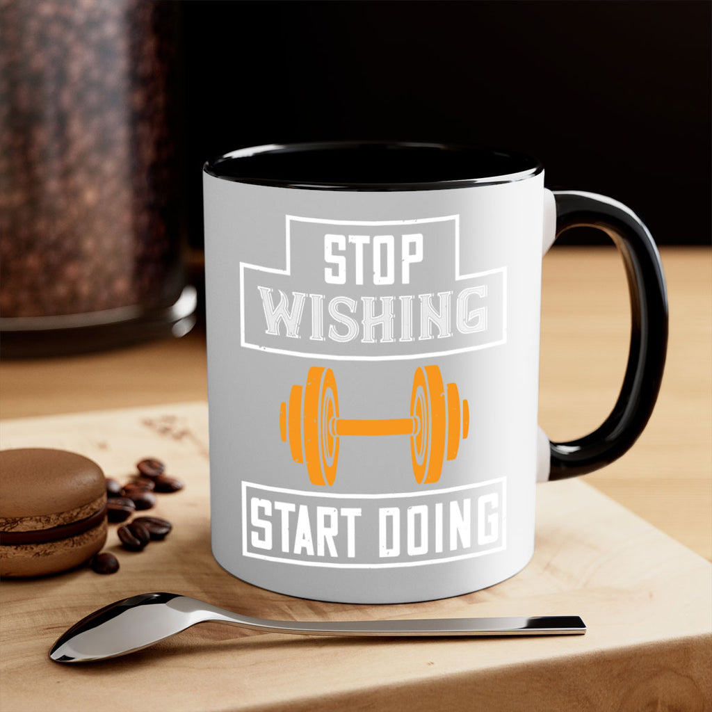 stop weshing start doing 74#- gym-Mug / Coffee Cup