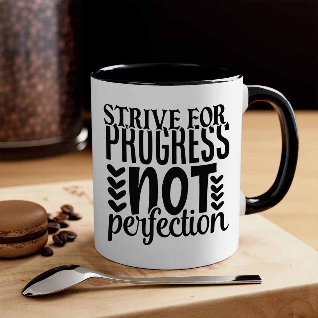 strive for progress not perfection Style 70#- motivation-Mug / Coffee Cup