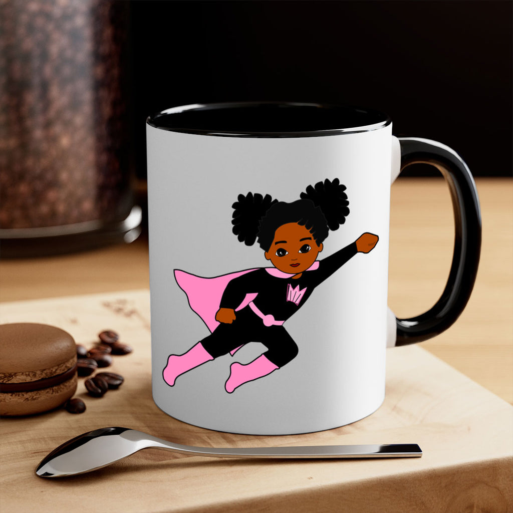 super kids girl 11#- Black women - Girls-Mug / Coffee Cup