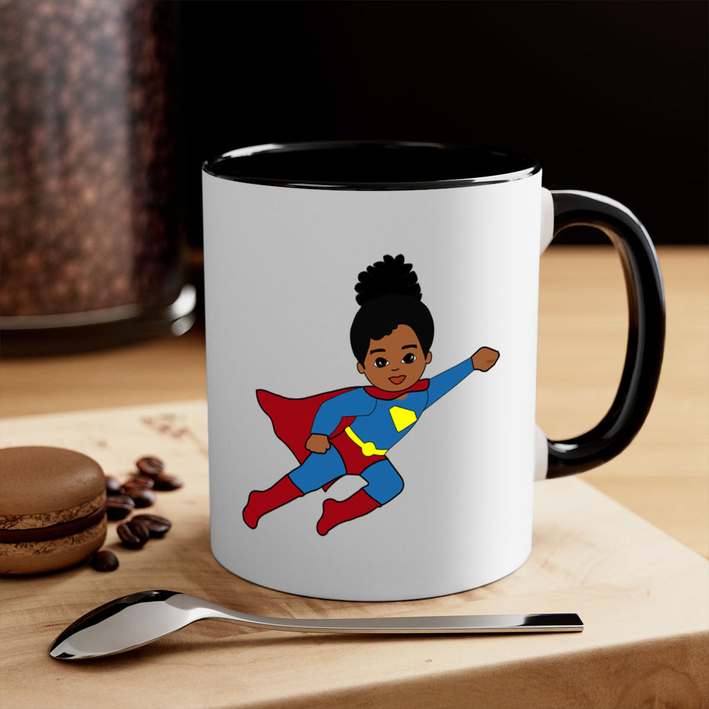 super kids girl 9#- Black women - Girls-Mug / Coffee Cup