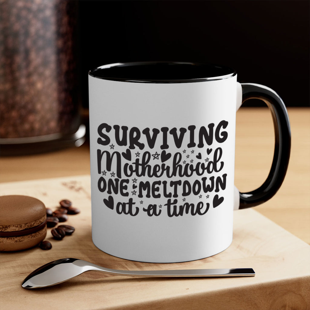 surviving motherhood one meltdown at a time 366#- mom-Mug / Coffee Cup