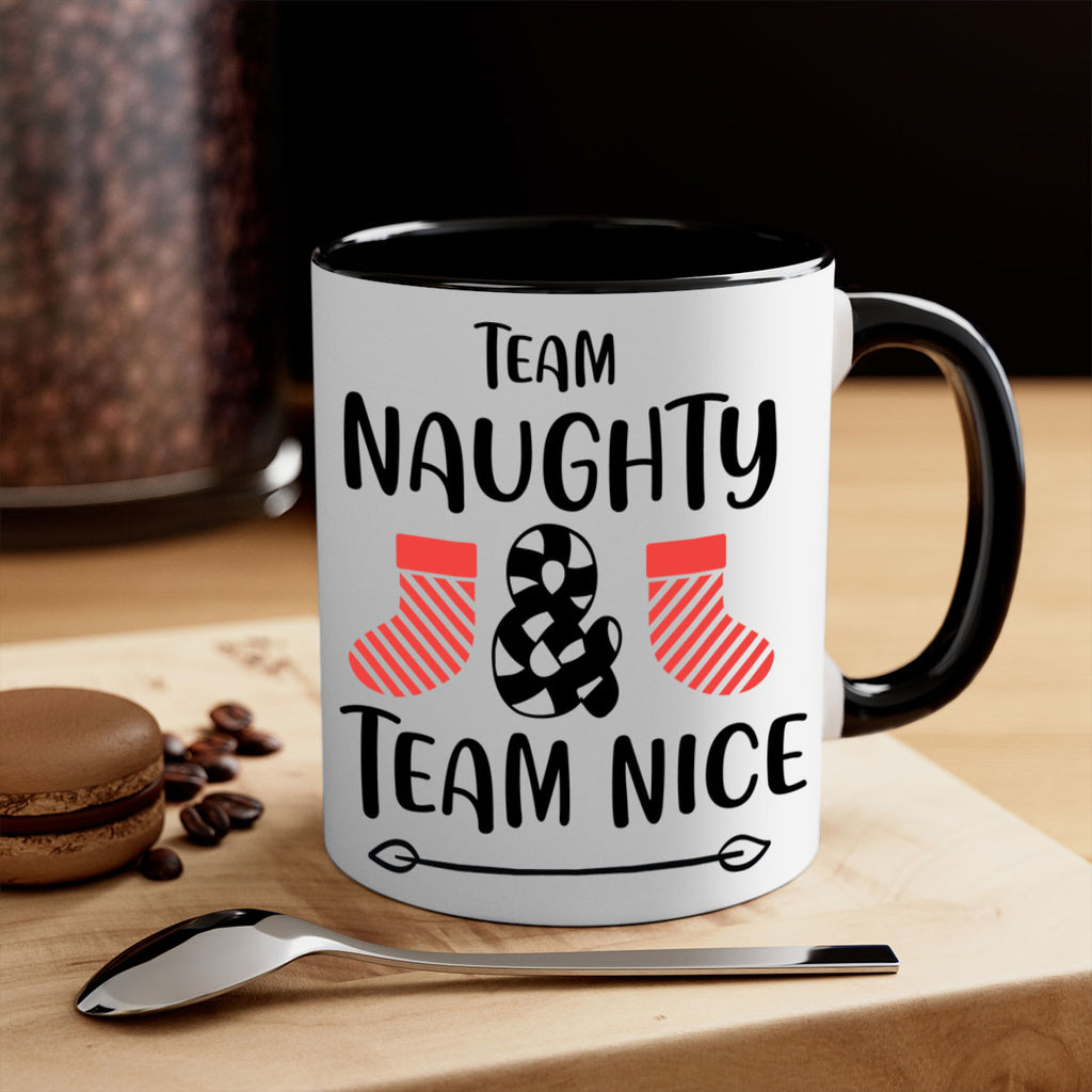 team naughty & team nice style 1188#- christmas-Mug / Coffee Cup