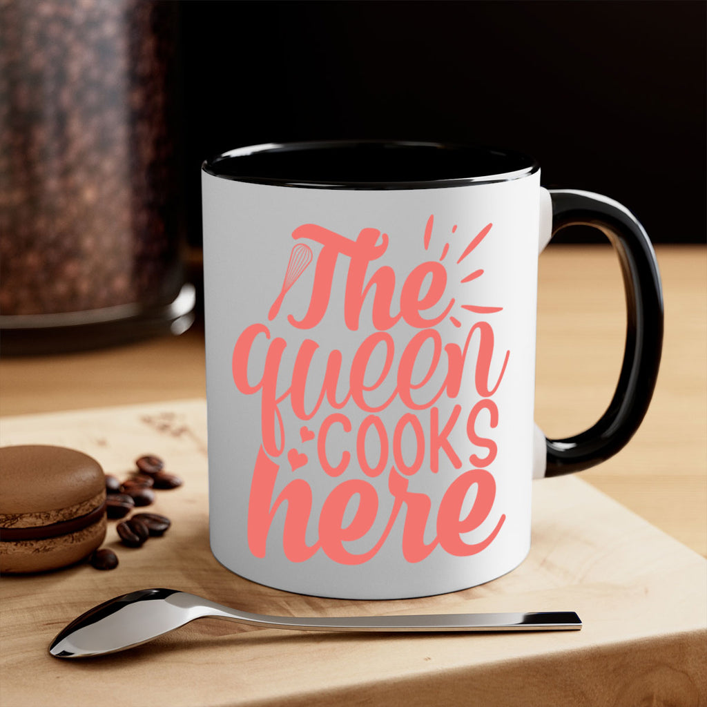 the queen cooks here 9#- kitchen-Mug / Coffee Cup