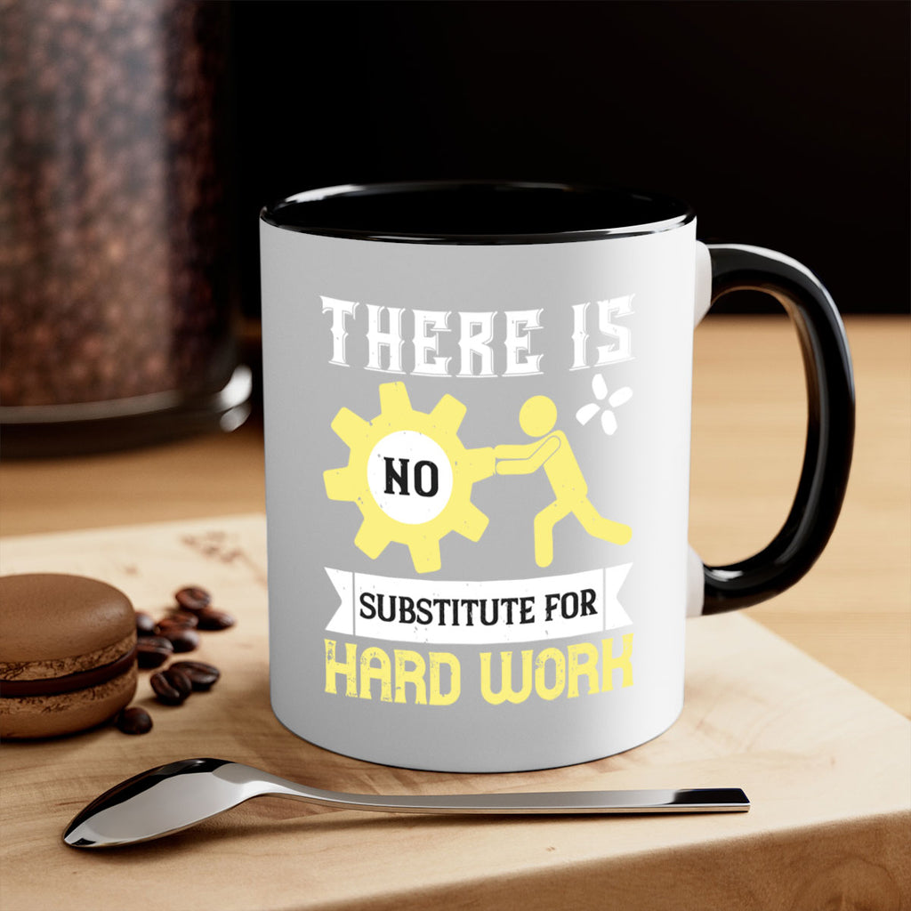 there is no substitute for hard work 12#- labor day-Mug / Coffee Cup