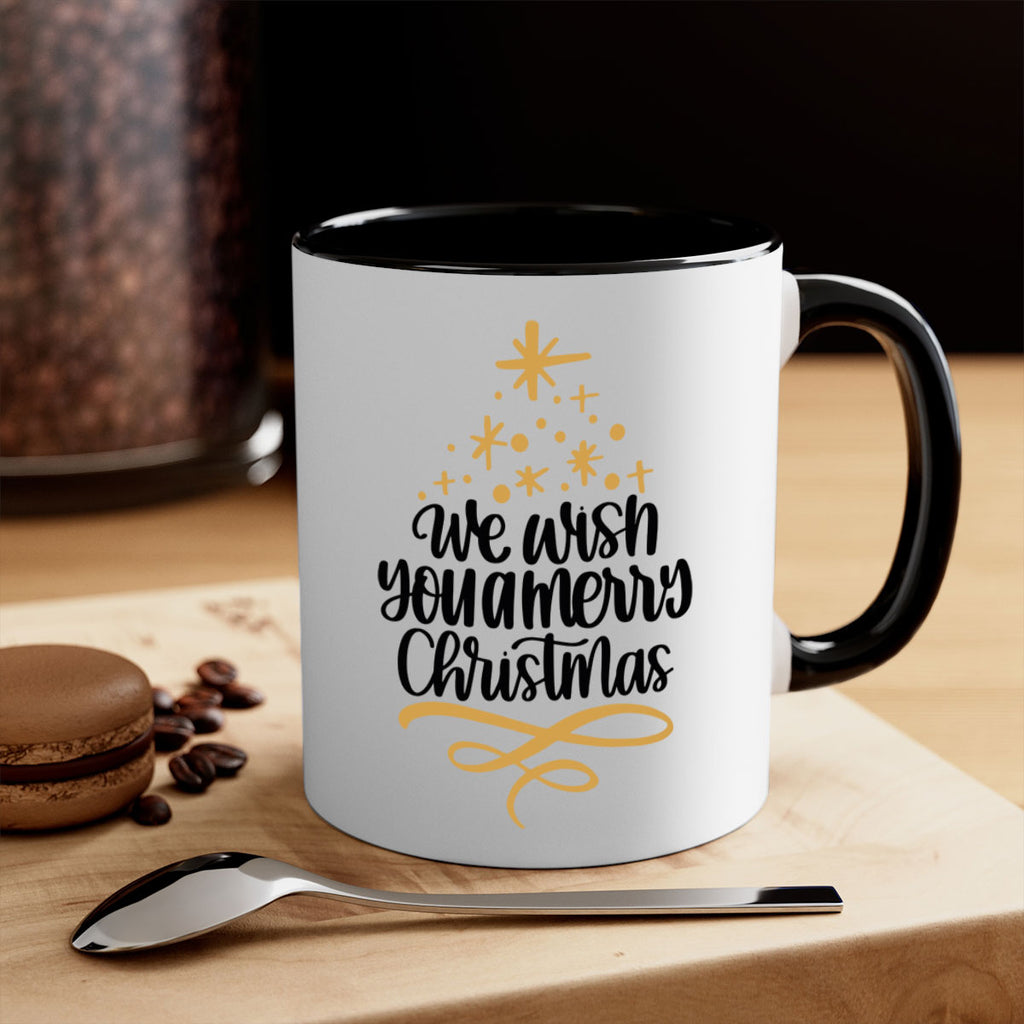 we wish you a merry christmas gold 32#- christmas-Mug / Coffee Cup