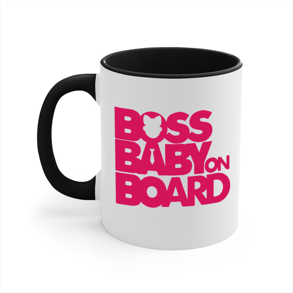 Boss Baby On Board 3#- black words - phrases-Mug / Coffee Cup