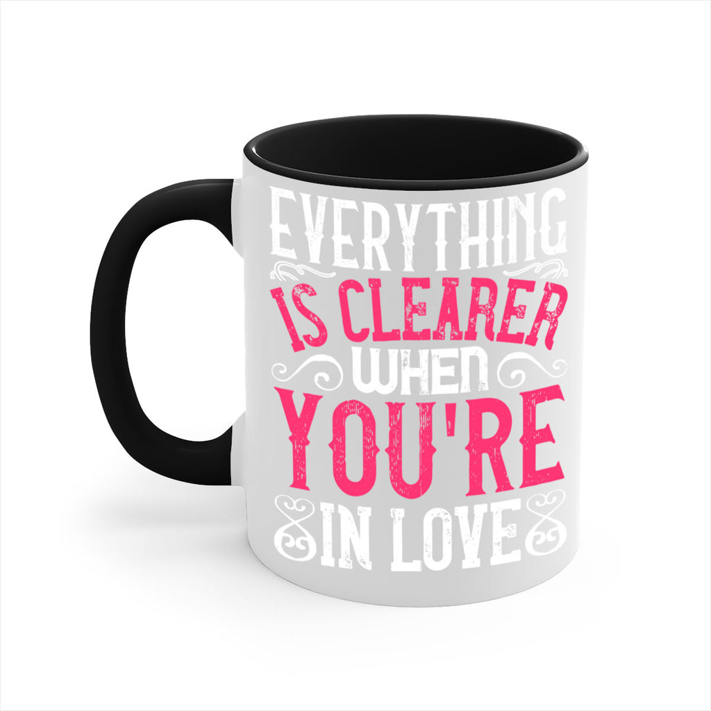 Everything is clearer when youre in love Style 48#- Dog-Mug / Coffee Cup