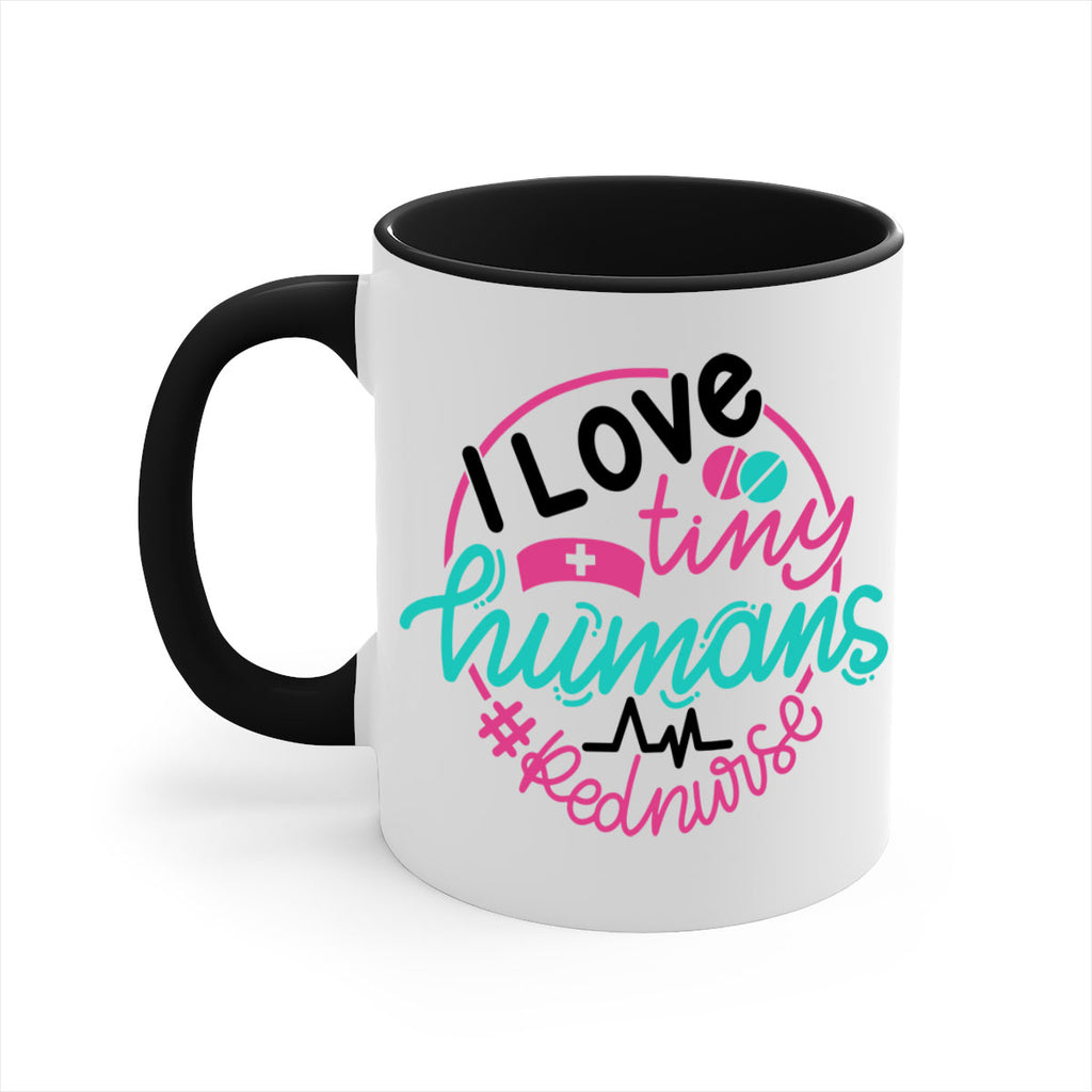 I Love Tiny Humans Red Nurse Style Style 167#- nurse-Mug / Coffee Cup