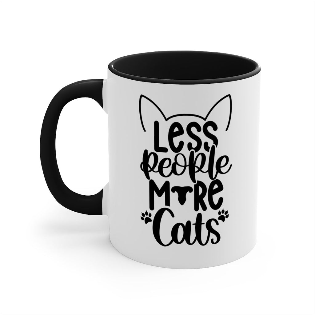Less People More Cats Style 97#- cat-Mug / Coffee Cup