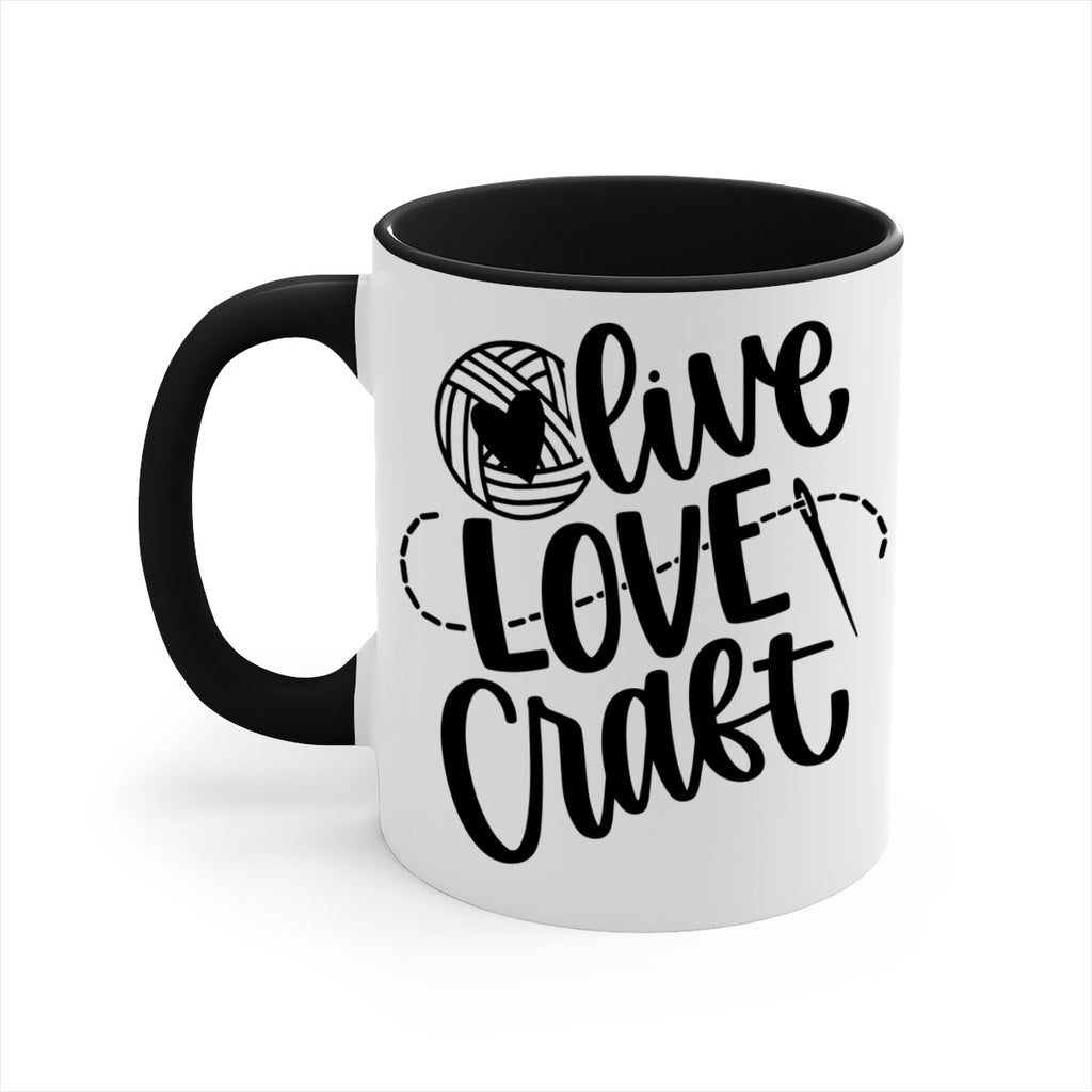 Live Love Craft 15#- crafting-Mug / Coffee Cup