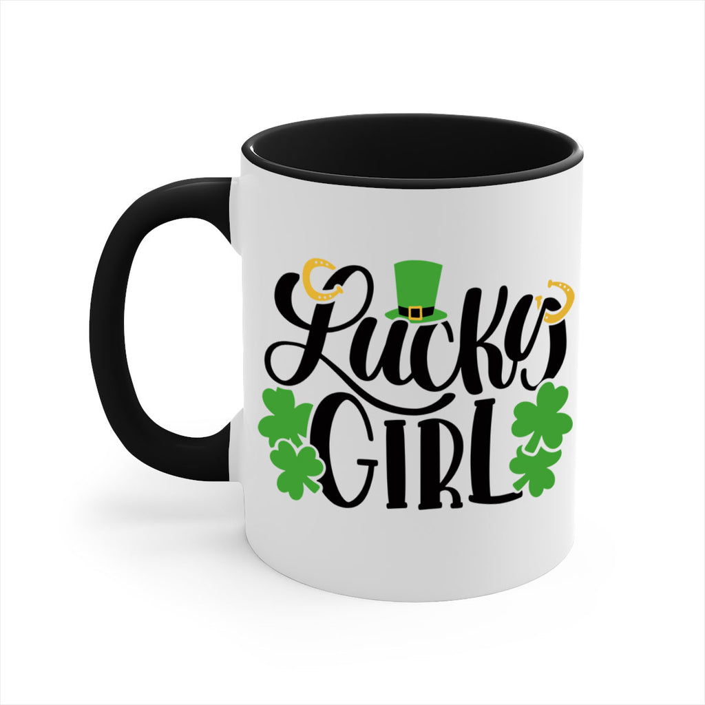 Lucky Girl Style 56#- St Patricks Day-Mug / Coffee Cup
