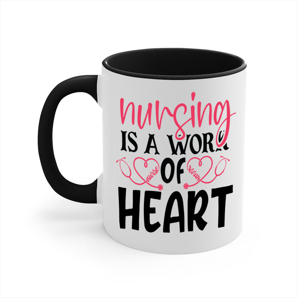 Nursing is a work of heart Style Style 70#- nurse-Mug / Coffee Cup