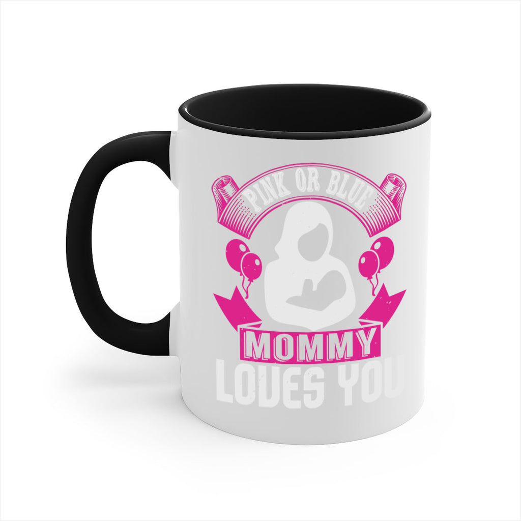 Pink or Blue Monny Loves You Style 178#- baby2-Mug / Coffee Cup