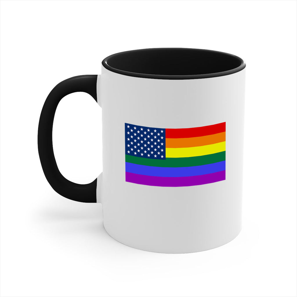 Rainbow american flag 11#- lgbt-Mug / Coffee Cup