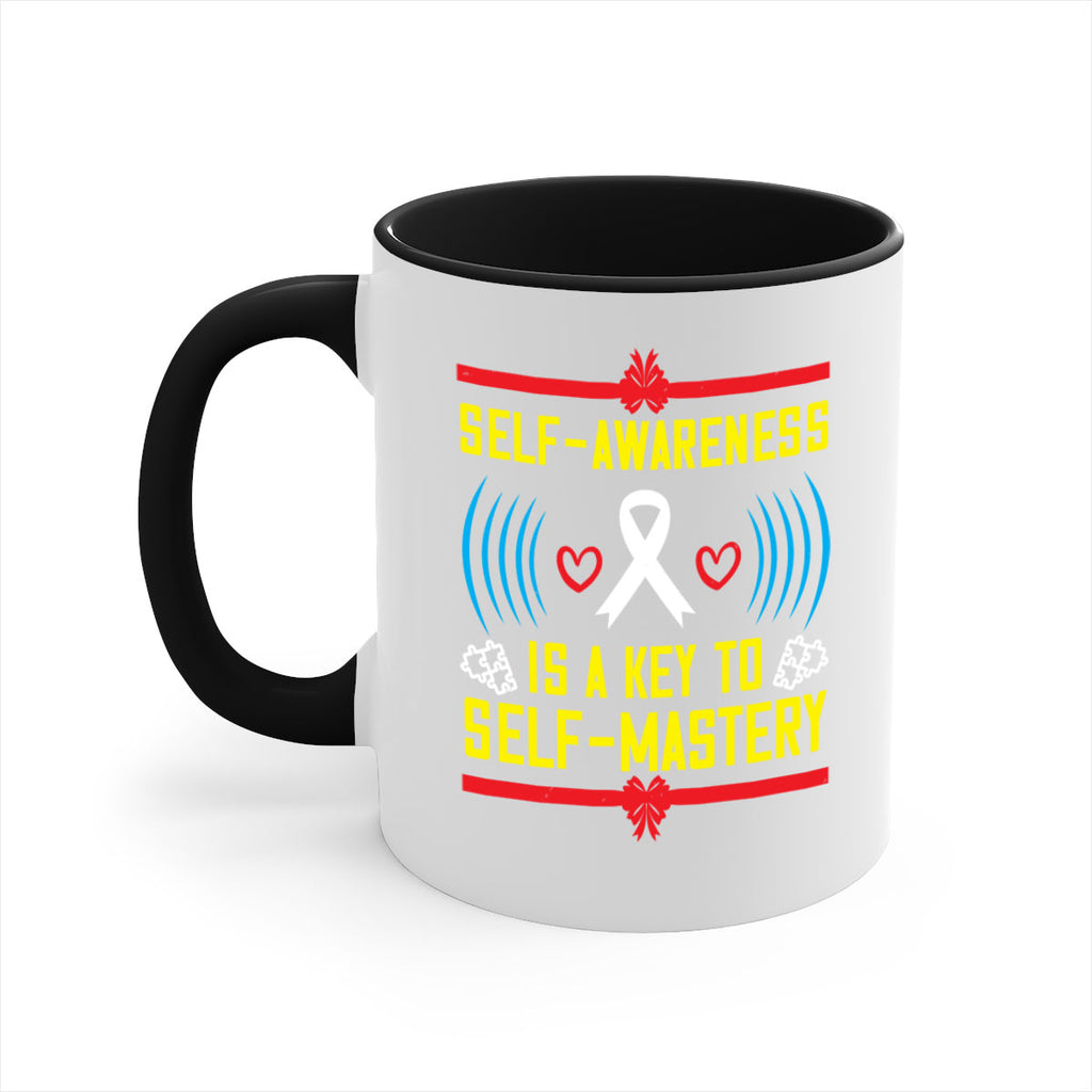 Self wareness is a key to self mastery Style 32#- Self awareness-Mug / Coffee Cup
