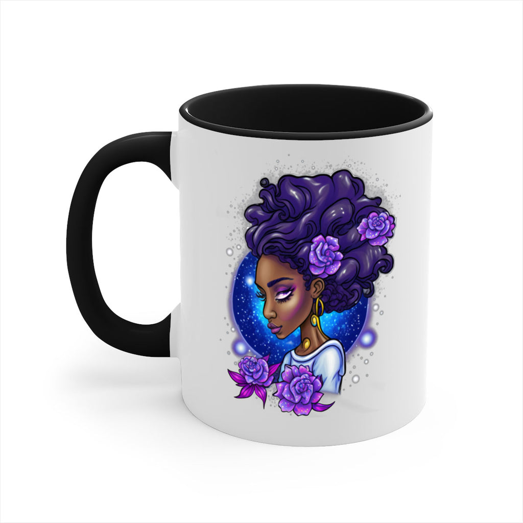 Sparkling Black Girl Design 7#- Black women - Girls-Mug / Coffee Cup