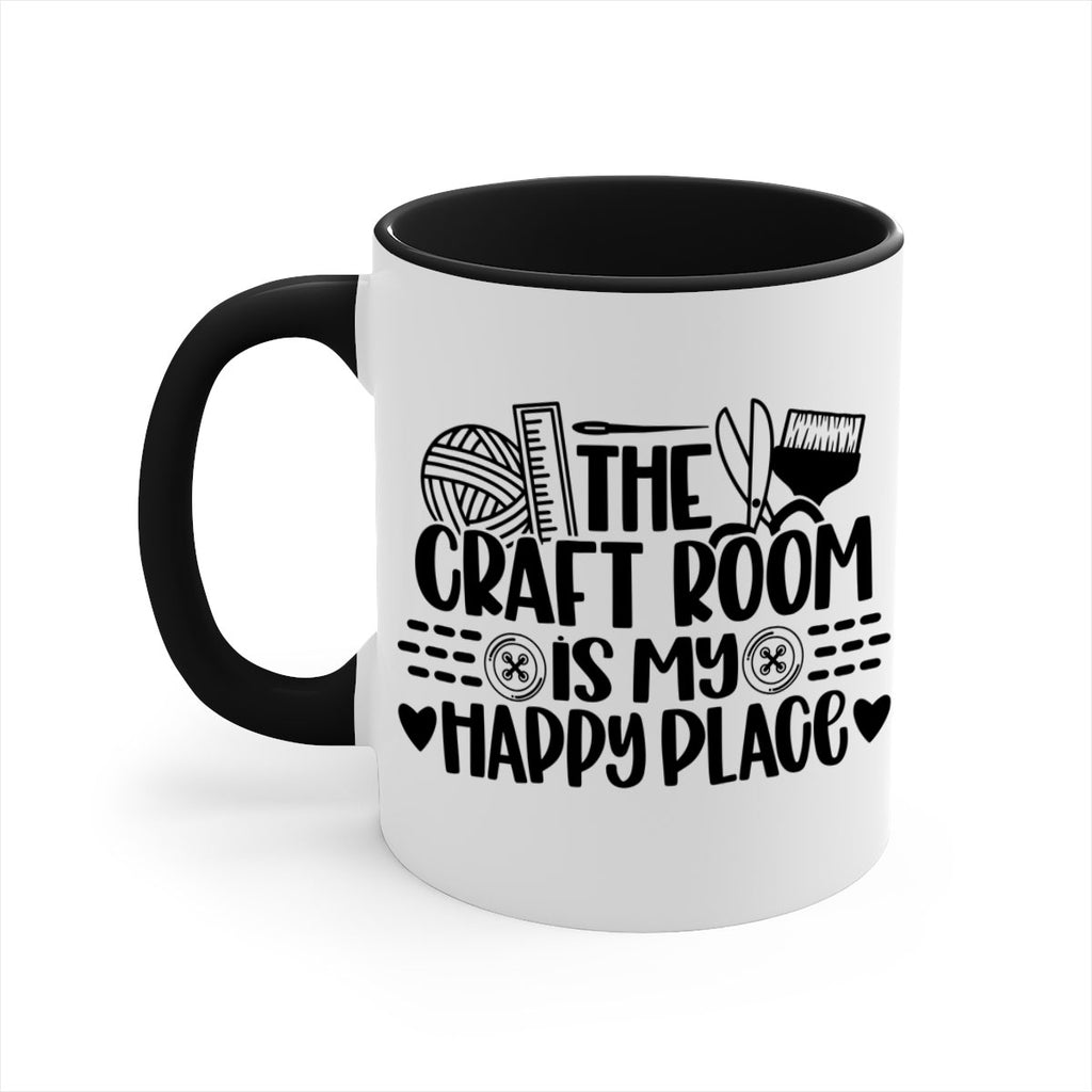 The Craft Room Is My Happy Place 5#- crafting-Mug / Coffee Cup