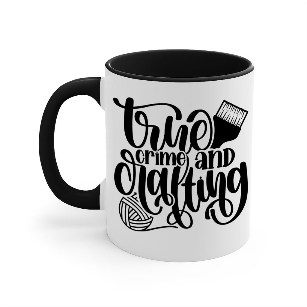 True Crime And Crafting 3#- crafting-Mug / Coffee Cup