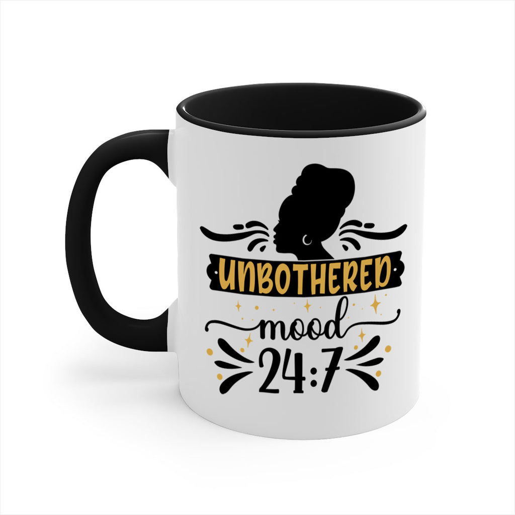 Unbothered mood Style 2#- Black women - Girls-Mug / Coffee Cup