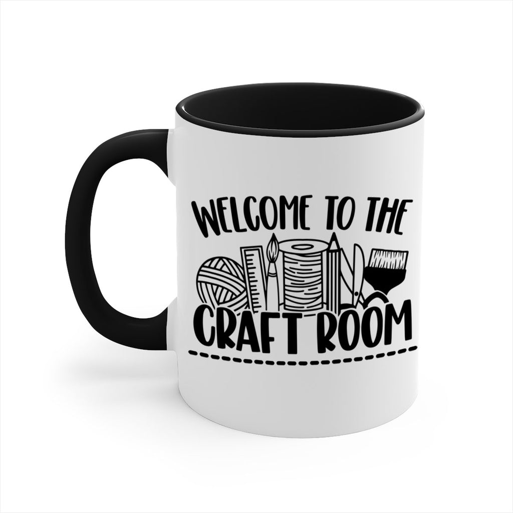 Welcome To the Craft Room 1#- crafting-Mug / Coffee Cup