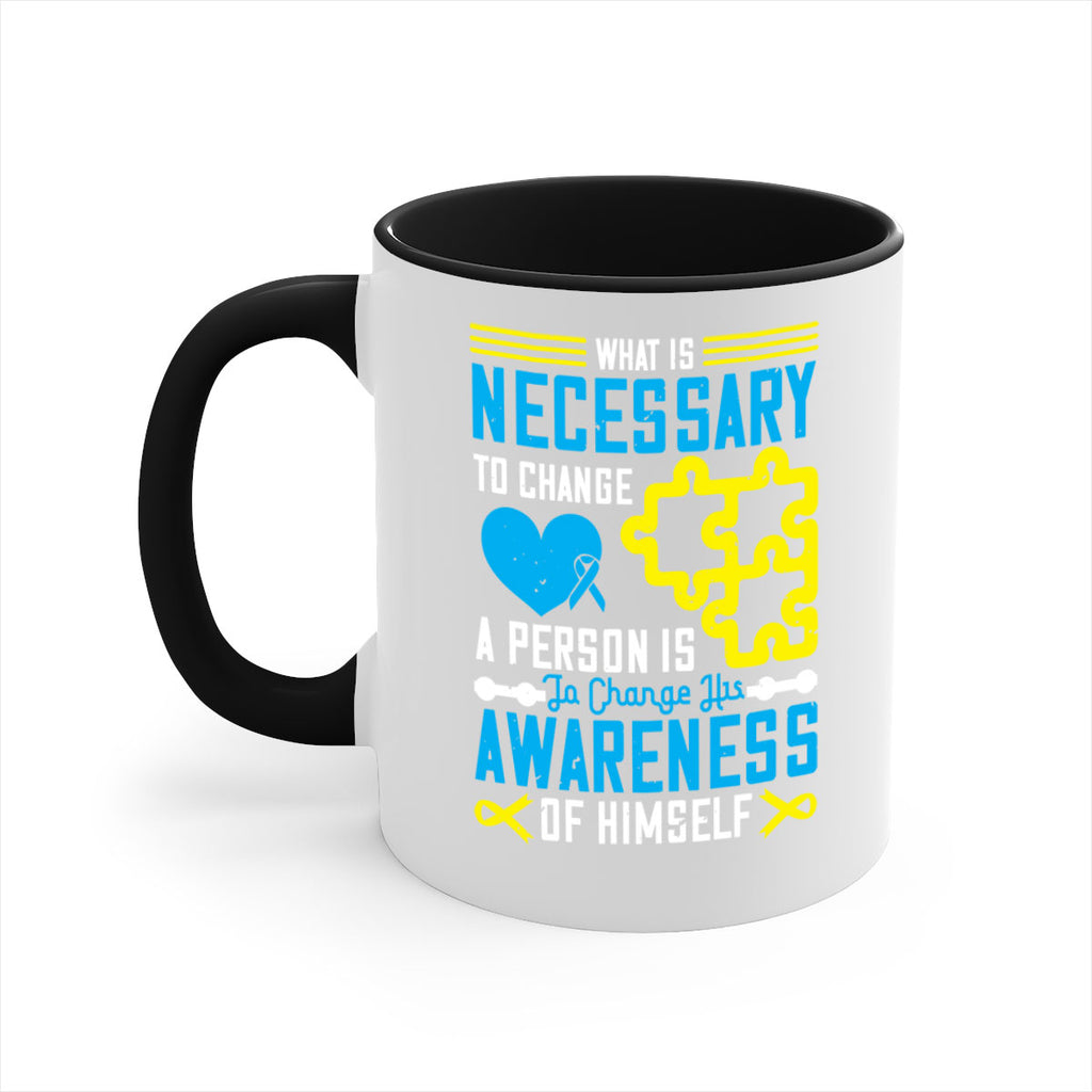 What is necessary to change a person is to change his awareness of himself Style 8#- Self awareness-Mug / Coffee Cup