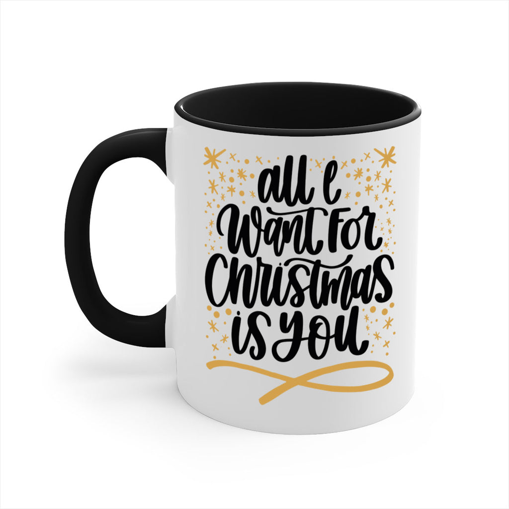 all i want for christmas is you gold 215#- christmas-Mug / Coffee Cup