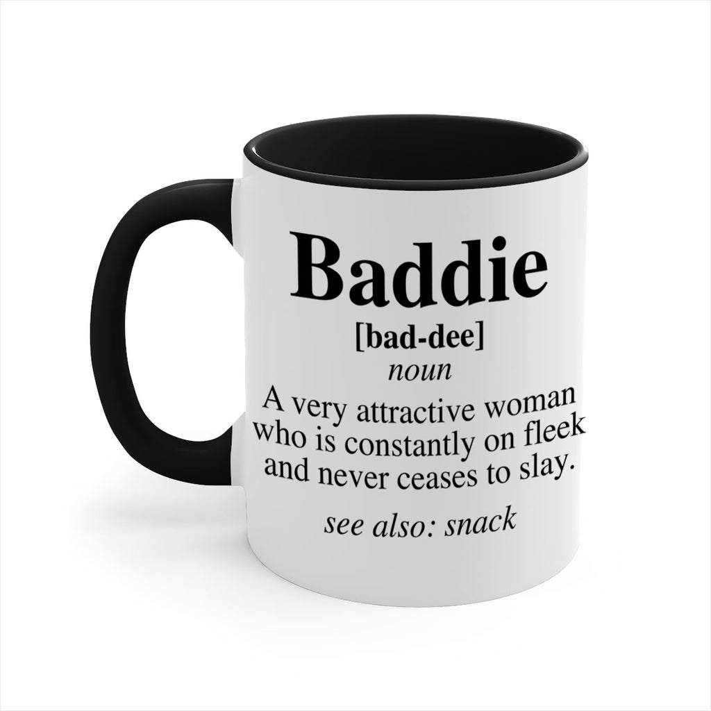 baddie definition 269#- black words - phrases-Mug / Coffee Cup