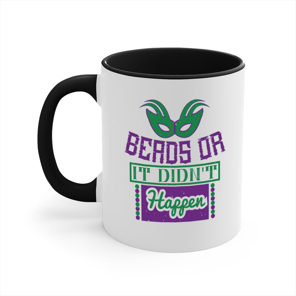 beads or it didnt happen 27#- mardi gras-Mug / Coffee Cup