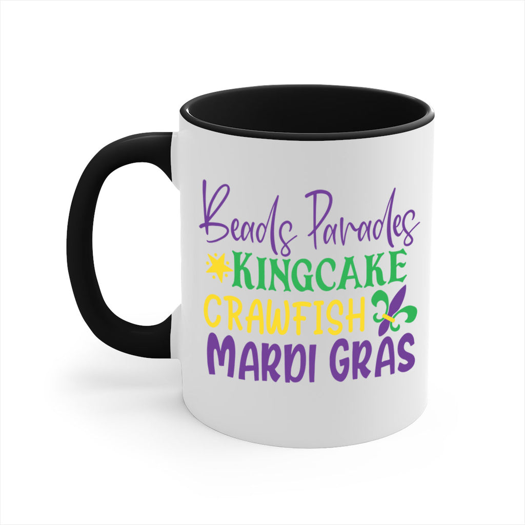 beads parades kingcake crawfish mardi gras 85#- mardi gras-Mug / Coffee Cup