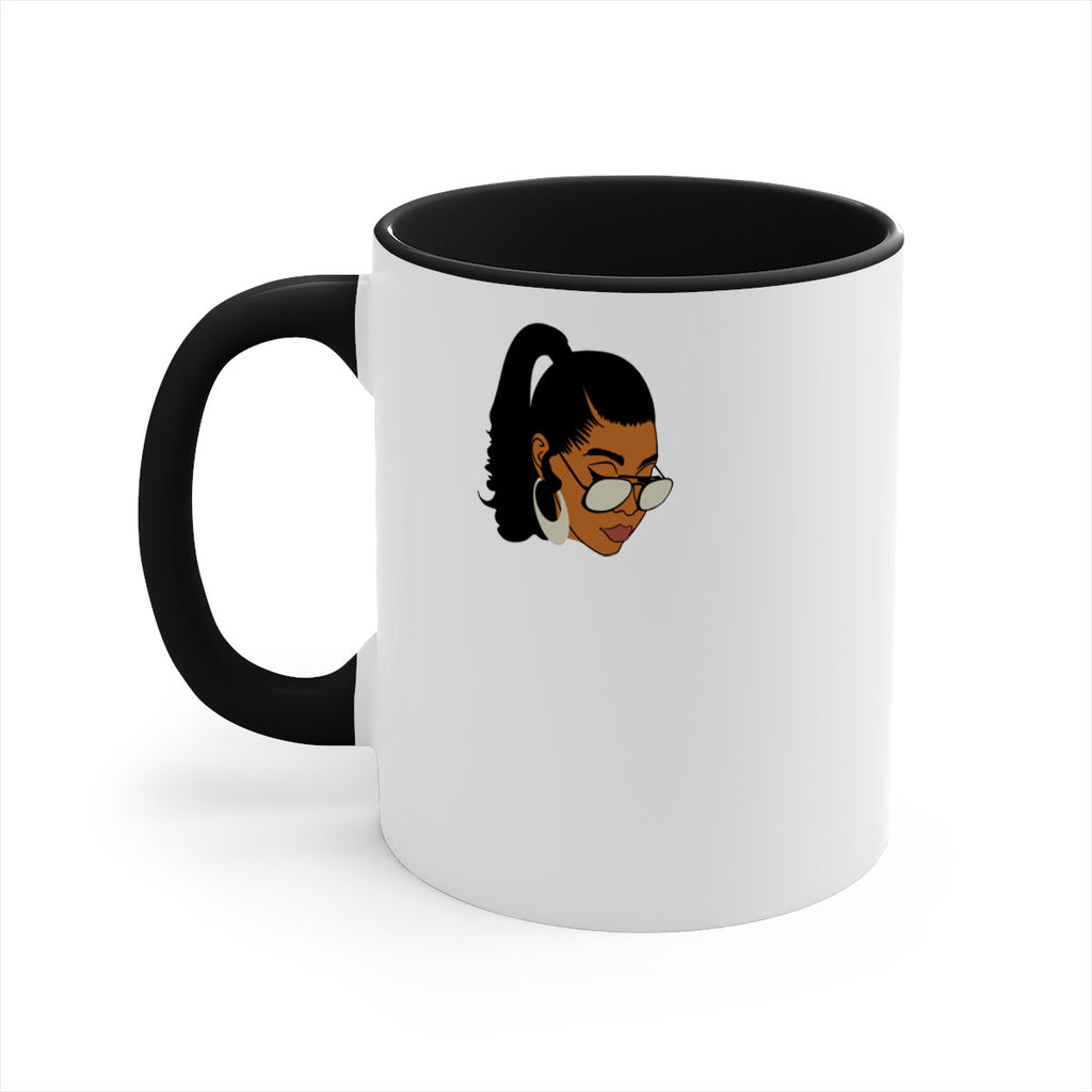 black afro 42#- Black women - Girls-Mug / Coffee Cup